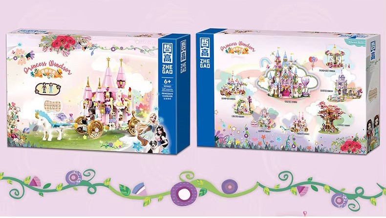 Конструктор ZHEGAO 921007 Карета Принцессы 417pcs 42.5х28х6.8 Конструктор ZHEGAO 921007 Карета Принцессы 417pcs 42.5х28х6.8