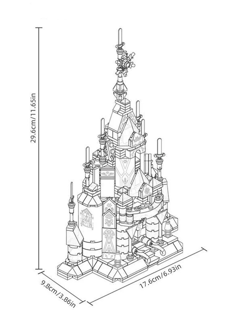 Конструктор KAZI 98727 Принцессы Ледяной замок Эльзы 579 дет 47х35х7 см Конструктор KAZI 98727 Принцессы Ледяной замок Эльзы 579 дет 47х35х7 см