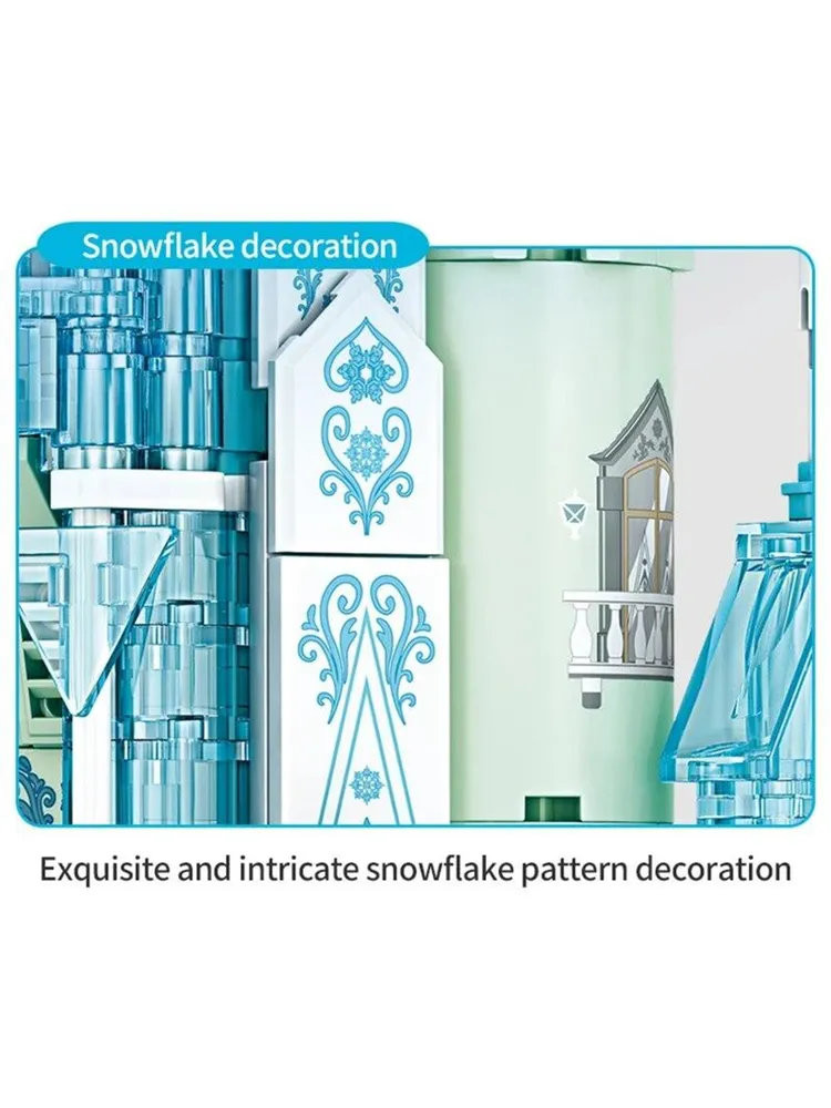 Конструктор KAZI 98727 Принцессы Ледяной замок Эльзы 579 дет 47х35х7 см Конструктор KAZI 98727 Принцессы Ледяной замок Эльзы 579 дет 47х35х7 см