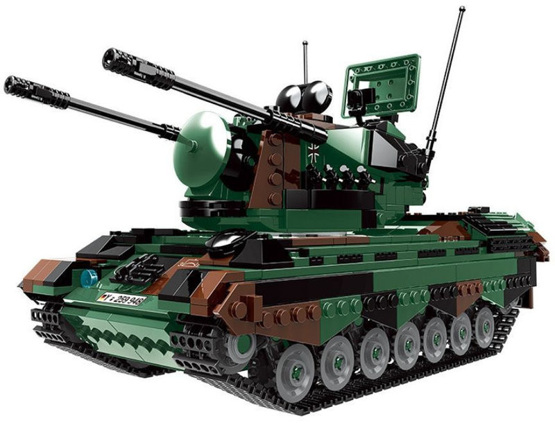 Конструктор XB-06045 XingBao "Танк Gepard Flakpanzer", 1352 дет. в коробке 57х8х41 см Конструктор XB-06045 XingBao "Танк Gepard Flakpanzer", 1352 дет. в коробке 57х8х41 см