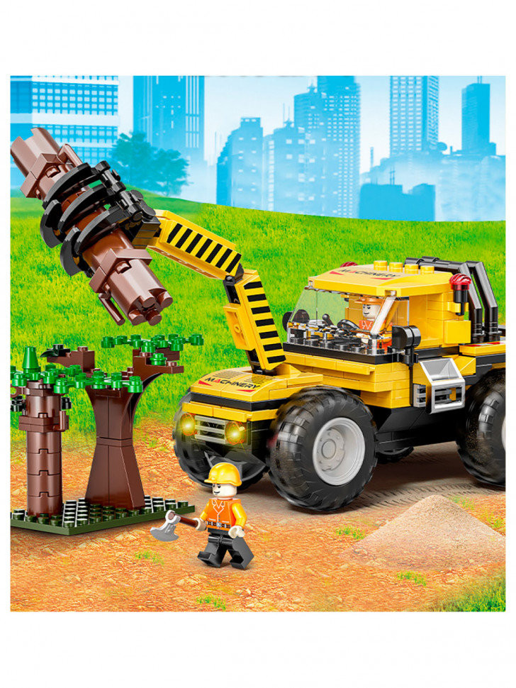 Конструктор BBlock XJ-847D Техника "Харвестер для рубки леса" 367 дет. 48х7х30 см Конструктор BBlock XJ-847D Техника "Харвестер для рубки леса" 367 дет. 48х7х30 см