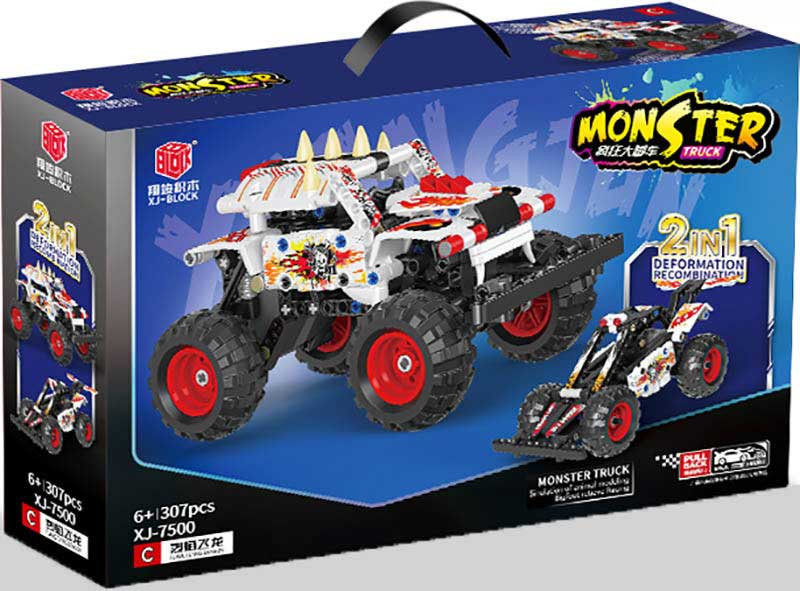Конструктор BBlock XJ-7500C "Монстер Трак" 307дет. 40.9x26.1x9.4 Конструктор BBlock XJ-7500C "Монстер Трак" 307дет. 40.9x26.1x9.4