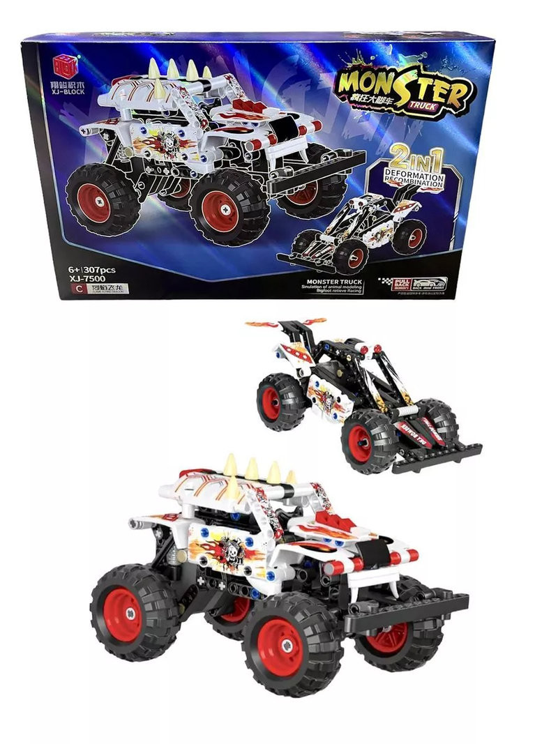 Конструктор BBlock XJ-7500C "Монстер Трак" 307дет. 40.9x26.1x9.4 Конструктор BBlock XJ-7500C "Монстер Трак" 307дет. 40.9x26.1x9.4