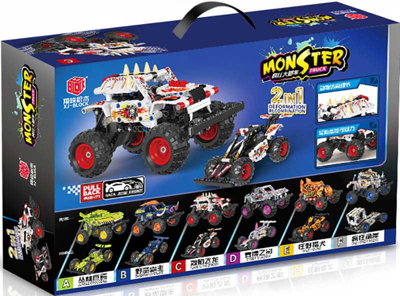 Конструктор BBlock XJ-7500C "Монстер Трак" 307дет. 40.9x26.1x9.4 Конструктор BBlock XJ-7500C "Монстер Трак" 307дет. 40.9x26.1x9.4