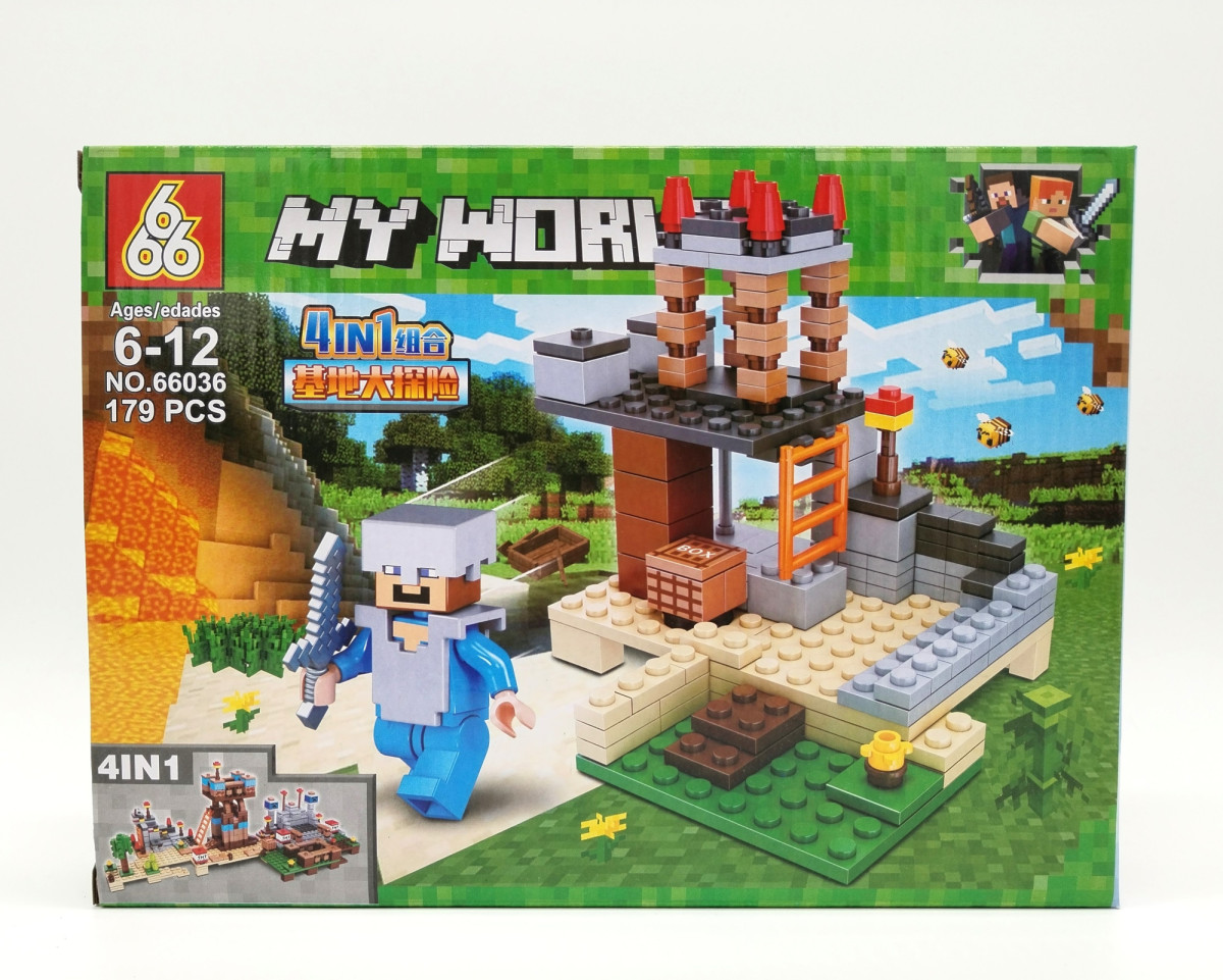 Конструктор 666 66036 Майнкрафт "Подземная база" 8 шт в д/б Конструктор 666 66036 Майнкрафт "Подземная база" 8 шт в д/б