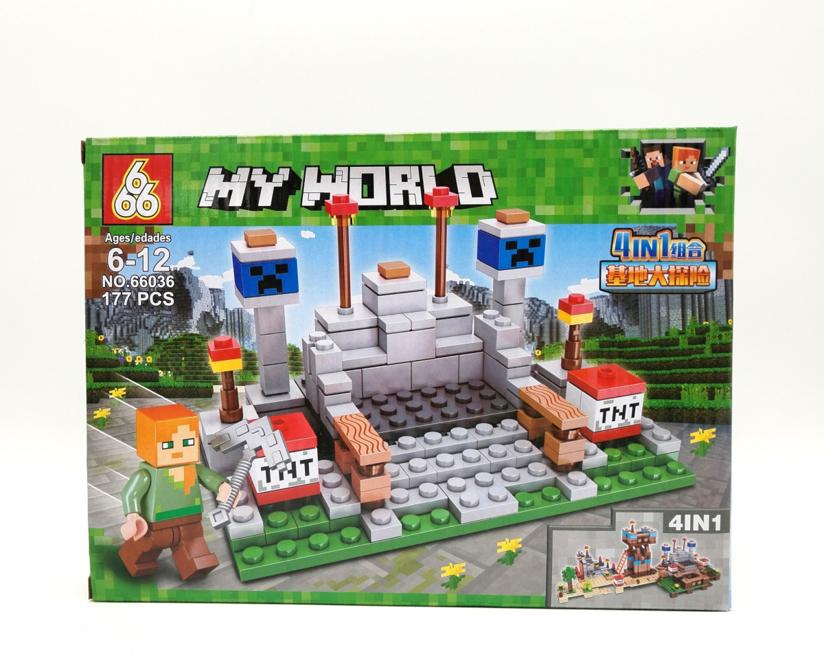 Конструктор 666 66036 Майнкрафт "Подземная база" 8 шт в д/б Конструктор 666 66036 Майнкрафт "Подземная база" 8 шт в д/б