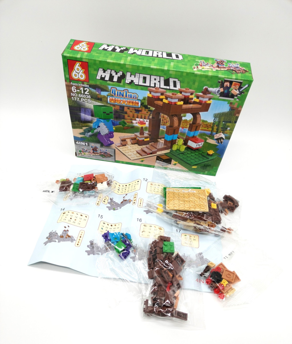 Конструктор 666 66036 Майнкрафт "Подземная база" 8 шт в д/б Конструктор 666 66036 Майнкрафт "Подземная база" 8 шт в д/б