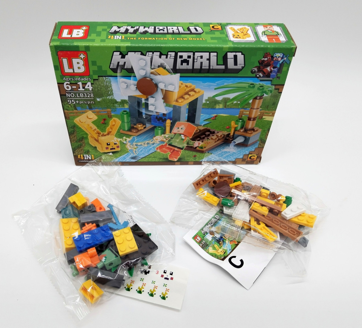 Конструктор LB328-1 Майнкрафт "Бои на реке" 8 шт. в упак. 20х4х14 см Конструктор LB328-1 Майнкрафт "Бои на реке" 8 шт. в упак. 20х4х14 см