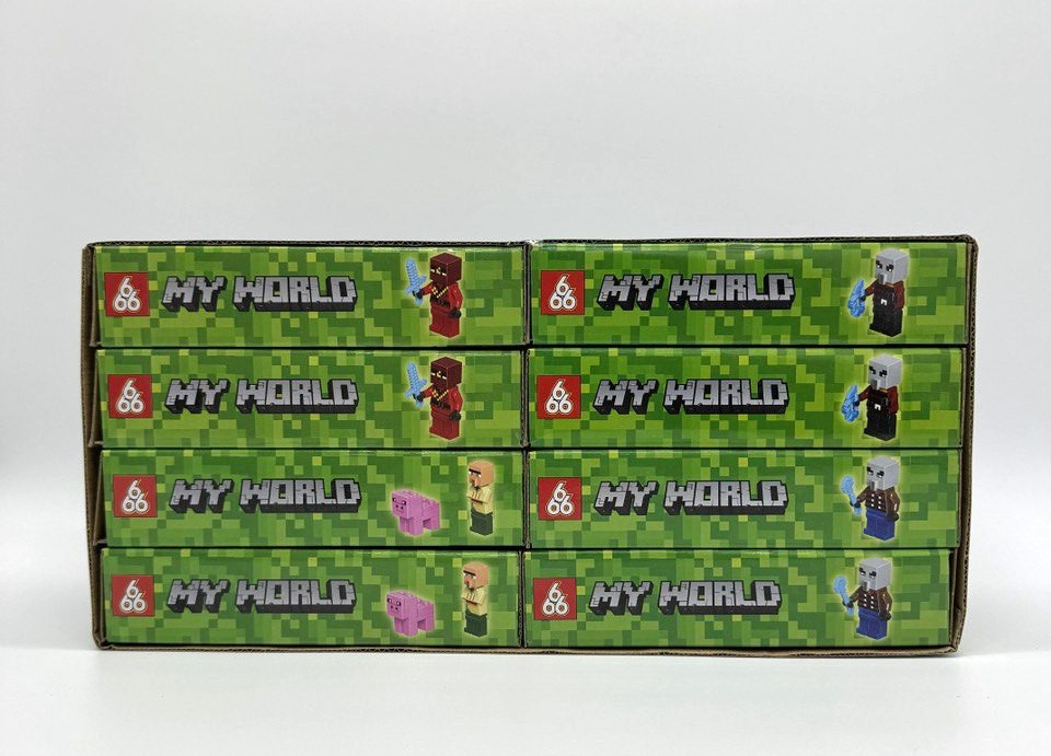 Конструктор 66060 Майнкрафт "Логово разбойников" 8 шт в упаковке 18.5х14х4.3 см Конструктор 66060 Майнкрафт "Логово разбойников" 8 шт в упаковке 18.5х14х4.3 см