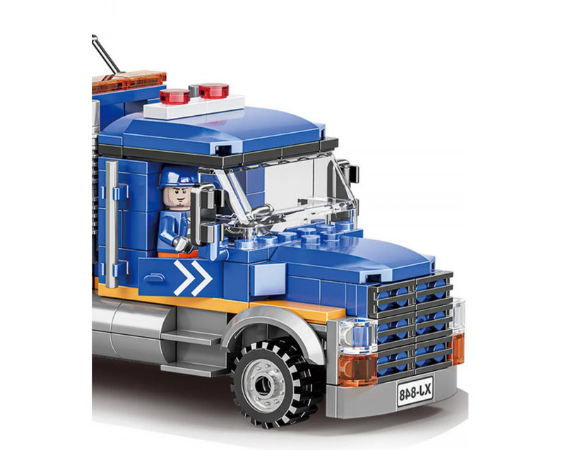 Конструктор BBlock XJ-848F Сити "Городской дорожно-спасательный трактор T600" 410 дет. 30х7х48 см Конструктор BBlock XJ-848F Сити "Городской дорожно-спасательный трактор T600" 410 дет. 30х7х48 см