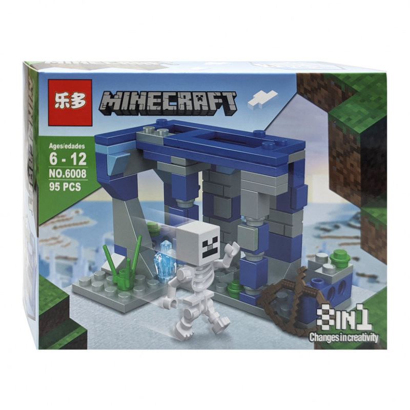 Конструктор LEDUO 6008 Майнкрафт "Разные миры" 8 шт. в упаковке 19.5х14х4.3см Конструктор LEDUO 6008 Майнкрафт "Разные миры" 8 шт. в упаковке 19.5х14х4.3см