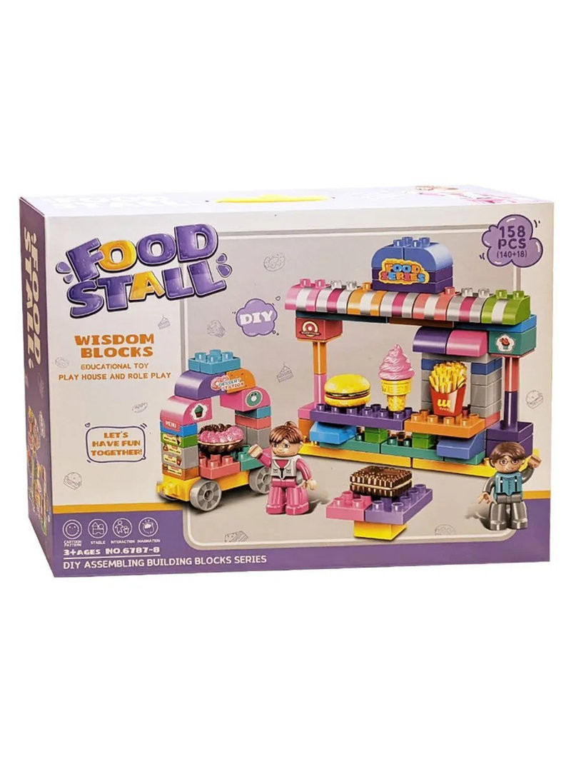 Конструктор Wisdom 6787-8 Duplo "Кафе" 158 дет 32х9х44 см Конструктор Wisdom 6787-8 Duplo "Кафе" 158 дет 32х9х44 см