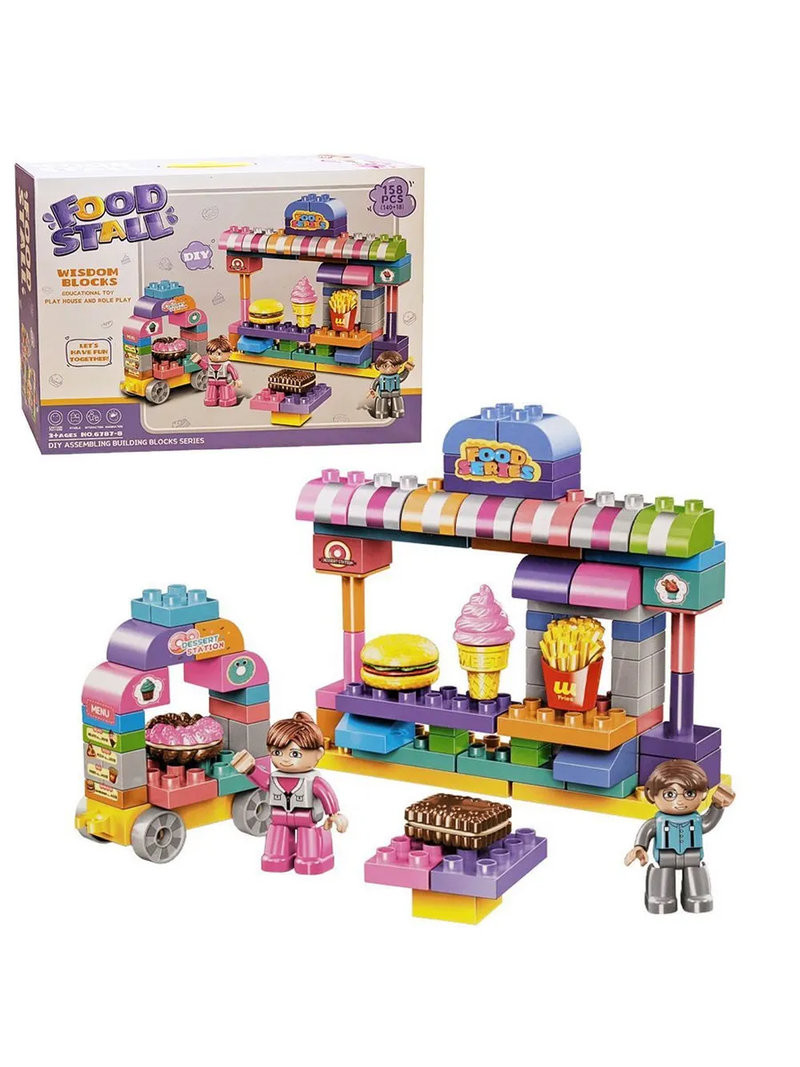 Конструктор Wisdom 6787-8 Duplo "Кафе" 158 дет 32х9х44 см Конструктор Wisdom 6787-8 Duplo "Кафе" 158 дет 32х9х44 см