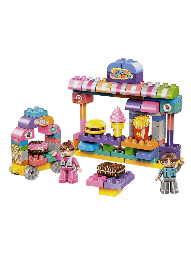 Конструктор Wisdom 6787-8 Duplo "Кафе" 158 дет 32х9х44 см Конструктор Wisdom 6787-8 Duplo "Кафе" 158 дет 32х9х44 см