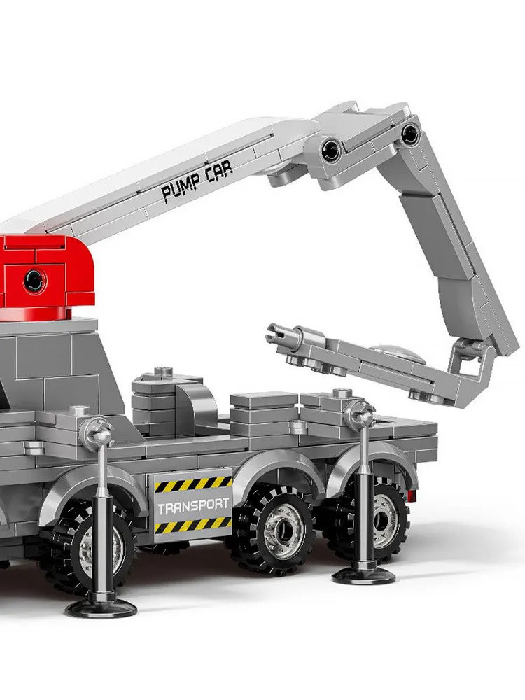 Конструктор BBlock XJ-848E Сити "Городской строительный бетононасос" 420 дет. 30х7х48 см Конструктор BBlock XJ-848E Сити "Городской строительный бетононасос" 420 дет. 30х7х48 см