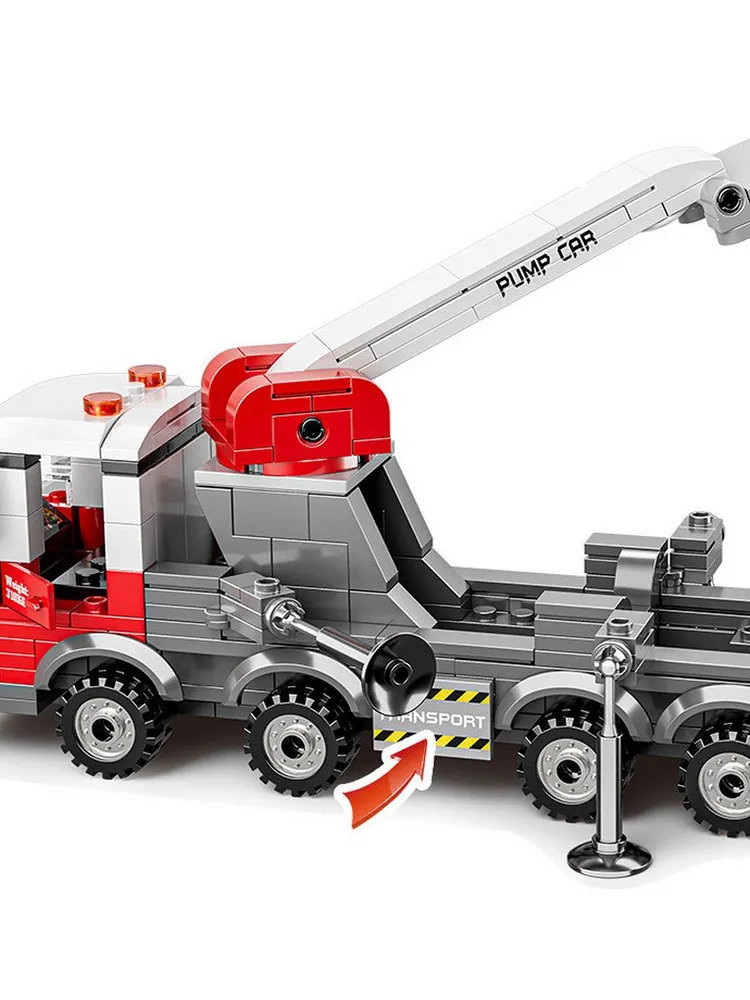 Конструктор BBlock XJ-848E Сити "Городской строительный бетононасос" 420 дет. 30х7х48 см Конструктор BBlock XJ-848E Сити "Городской строительный бетононасос" 420 дет. 30х7х48 см