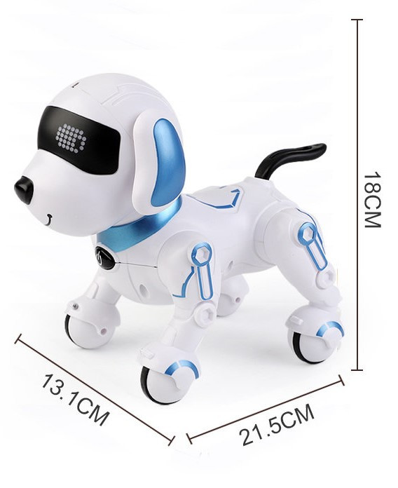 Игрушка собачка сенсорная интерактивная на радиоуправлении 27x14x22 Игрушка собачка сенсорная интерактивная на радиоуправлении 27x14x22