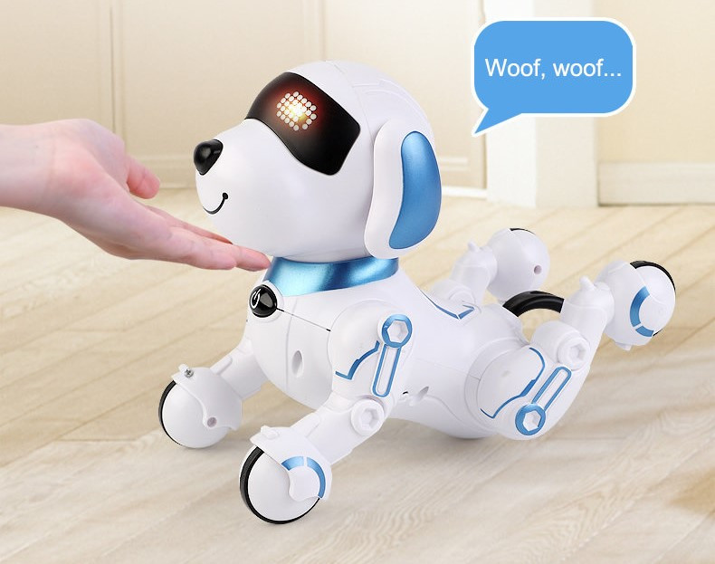 Игрушка собачка сенсорная интерактивная на радиоуправлении 27x14x22 Игрушка собачка сенсорная интерактивная на радиоуправлении 27x14x22