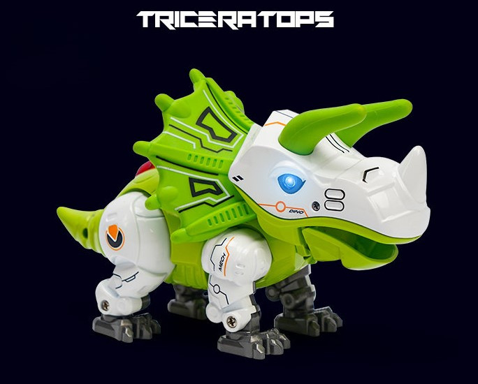 Динозавр Трицератопс металлический со световыми и звуковыми эффектами 12 шт/дисплей 46.5*9.5*31.5 Динозавр Трицератопс металлический со световыми и звуковыми эффектами 12 шт/дисплей 46.5*9.5*31.5