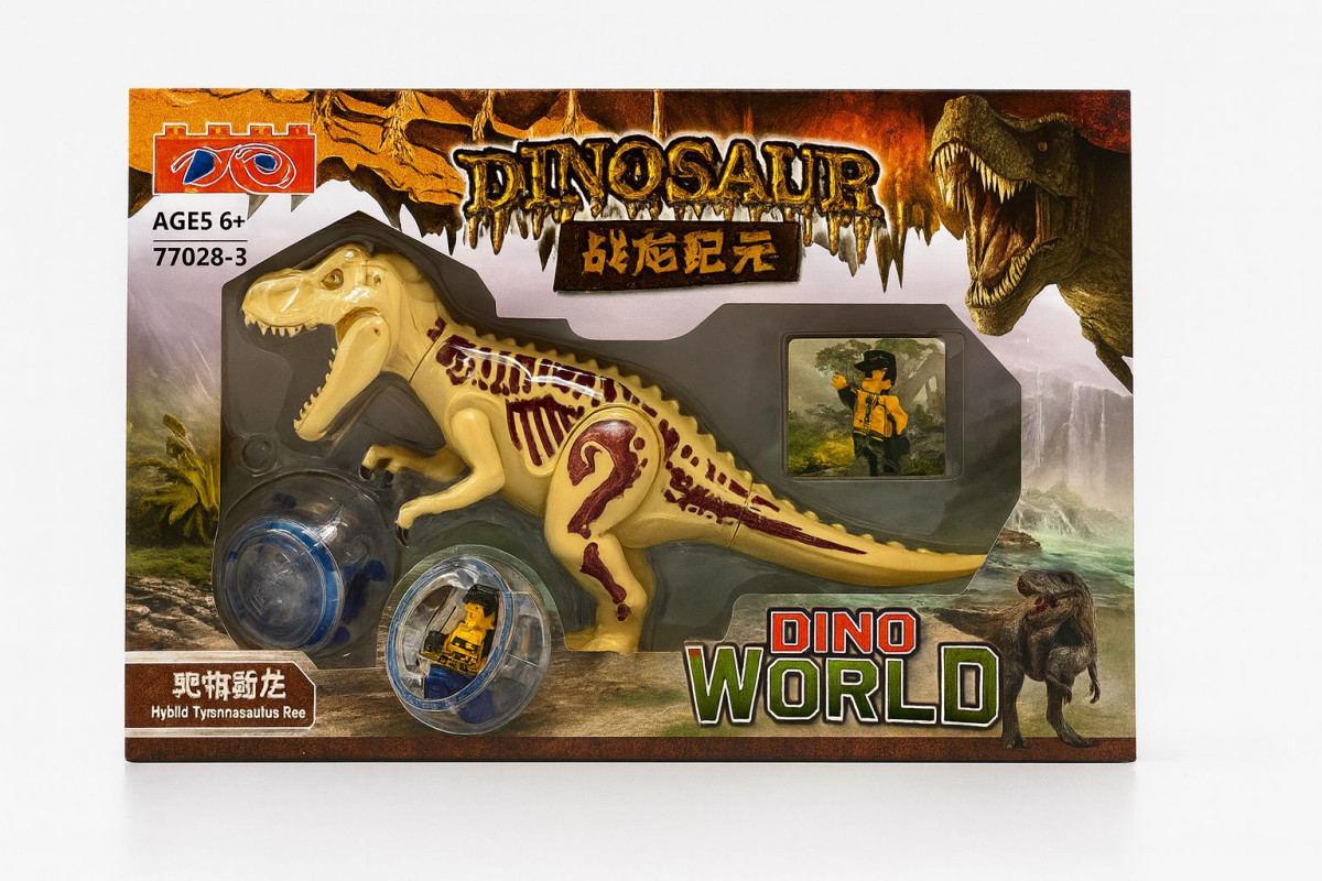 Конструктор 77028-31 Динозавры 4 вида Конструктор 77028-31 Динозавры 4 вида