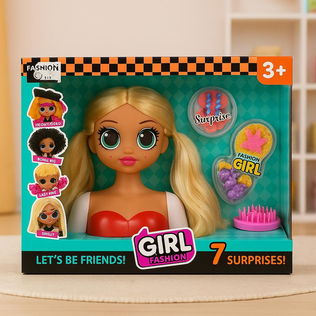 Манекен для создания причесок 33х12х27 (3 вида) Манекен для создания причесок 33х12х27 (3 вида)