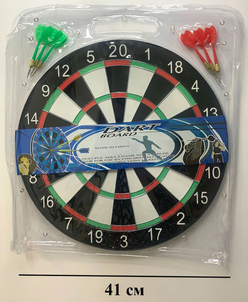 Дартс набор с дротиками диаметр 41 см Дартс набор с дротиками диаметр 41 см