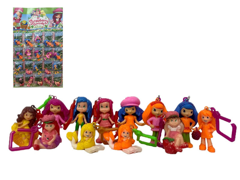 Брелок Клубничная принцесса 20 шт на листе Брелок Клубничная принцесса 20 шт на листе