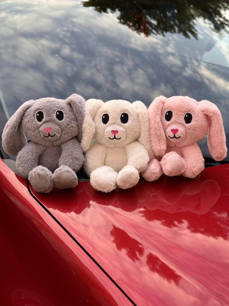 Мягкая игрушка Зайка, 3 цвета 45 см. Мягкая игрушка Зайка, 3 цвета 45 см.