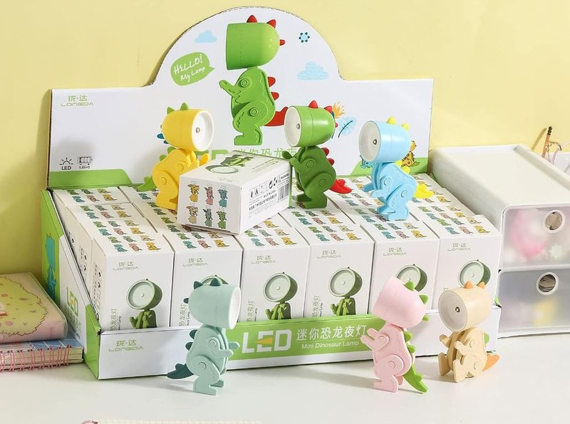 Светильник настольный Динозаврик (разное положение игрушки) 6x4.5x10.5 Светильник настольный Динозаврик (разное положение игрушки) 6x4.5x10.5