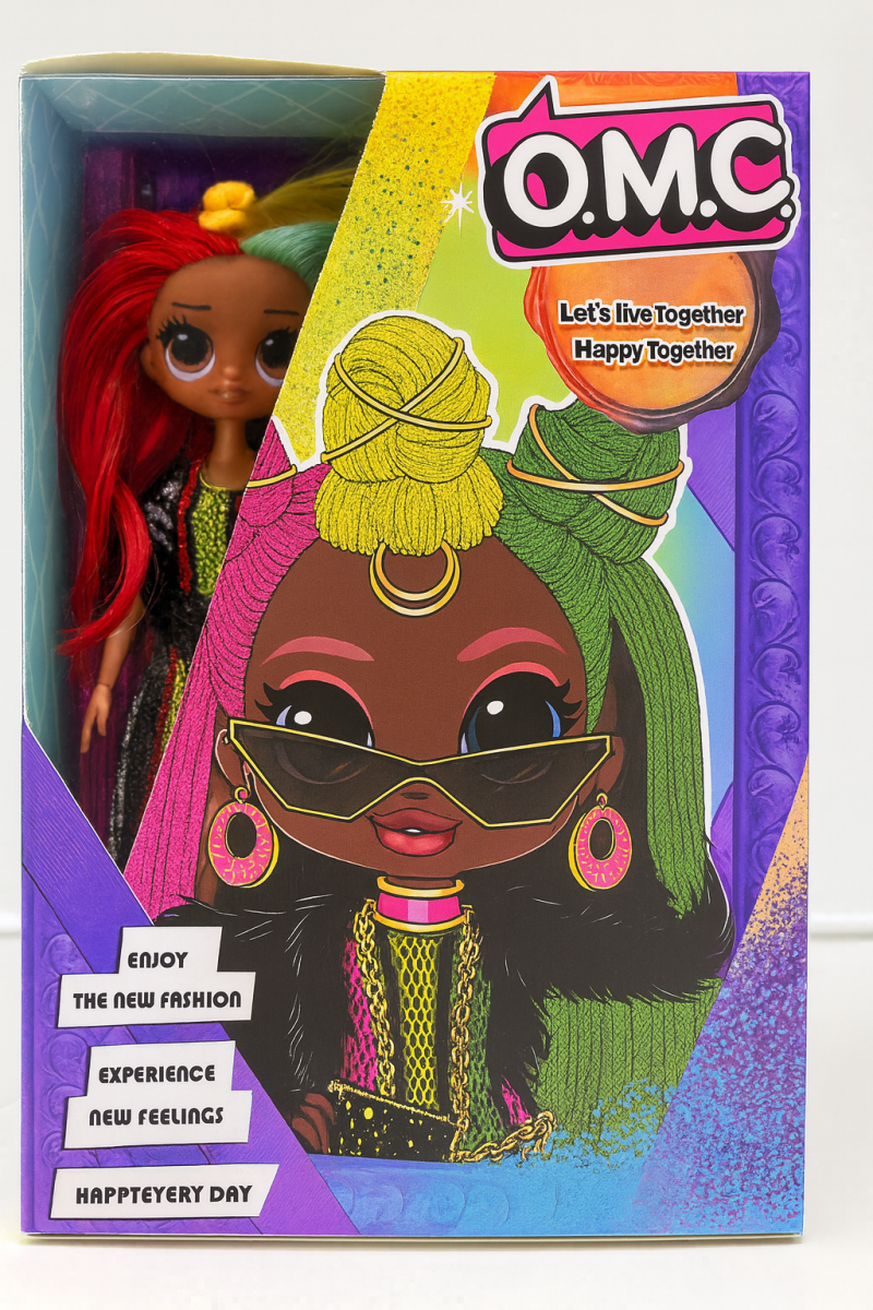 Кукла OMG на шарнирах 25 см в наборе 7 аксессуаров (красные и зеленые волосы) Кукла OMG на шарнирах 25 см в наборе 7 аксессуаров (красные и зеленые волосы)