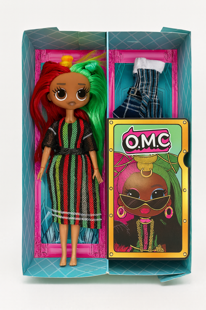 Кукла OMG на шарнирах 25 см в наборе 7 аксессуаров (красные и зеленые волосы) Кукла OMG на шарнирах 25 см в наборе 7 аксессуаров (красные и зеленые волосы)