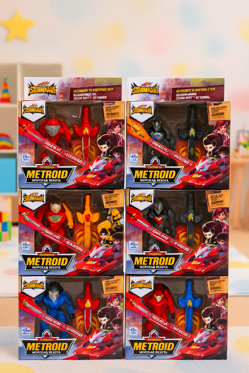 Машина-трансформер "Metroid" с мечом 4 вида 18х5х16см Машина-трансформер "Metroid" с мечом 4 вида 18х5х16см