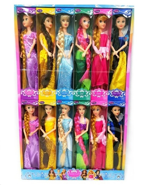 Набор кукол "Милая принцесса" 28см в упаковке 12см