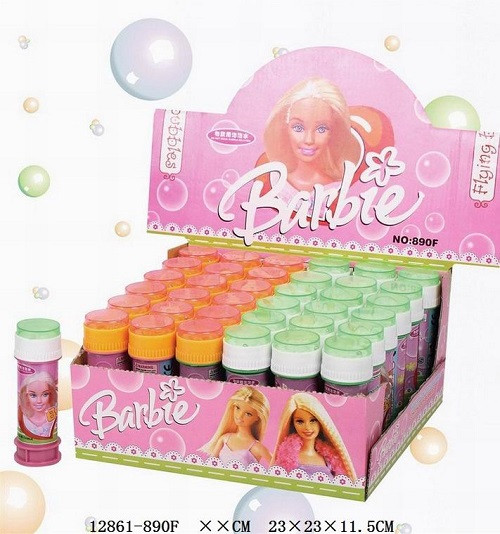 Мыльные пузыри "Барби" в упаковке 36 шт цвета разные 23х11х23см