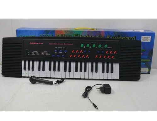 Музыкальная игрушка Синтезатор с микрофоном 78х24х8.5 см