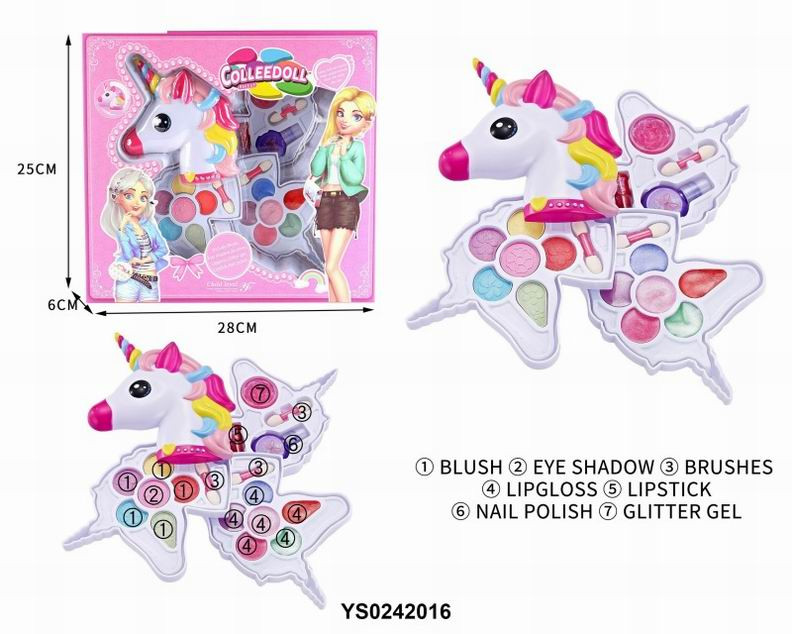 Набор детской косметики Unicorn в коробке 28х25х6 см