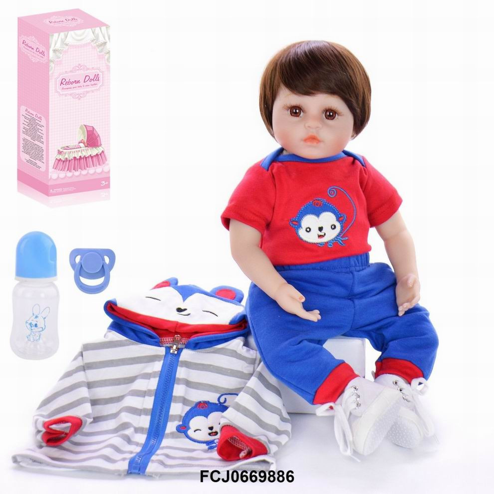 Кукла Реборн с аксессуарами 60 см