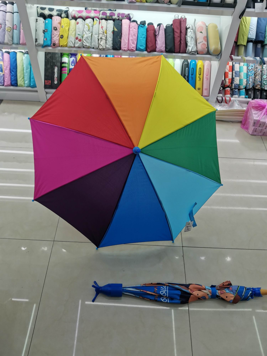 Зонт детский "Соцветие" с чехлом и подставкой 85 см
