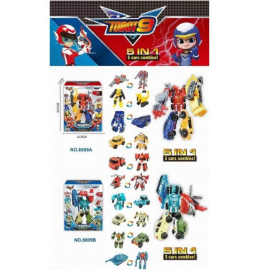 Робот-трансформер 5 в 1 в коробке 28х7.5х23.5 см