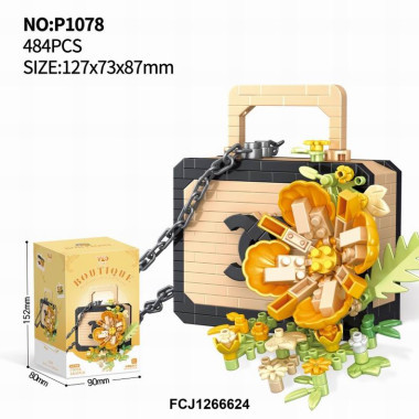 Конструктор P1078 Цветущая Пинелия Терната 497 дет. 8.7x5.8x8.4 Конструктор P1078 Цветущая Пинелия Терната 497 дет. 8.7x5.8x8.4