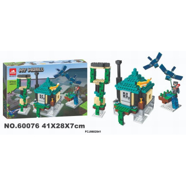 Конструктор Bela 60076 Майнкрафт "Небесная башня" 571 дет. 41х28х7 см