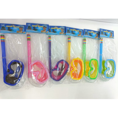 Маска+ трубка для подводного плавания СИНИЙ