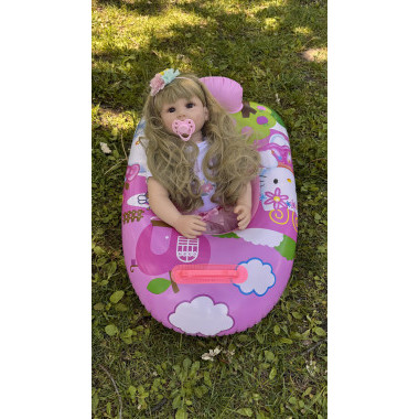 Мультяшная яхта надувная Hello Kitti