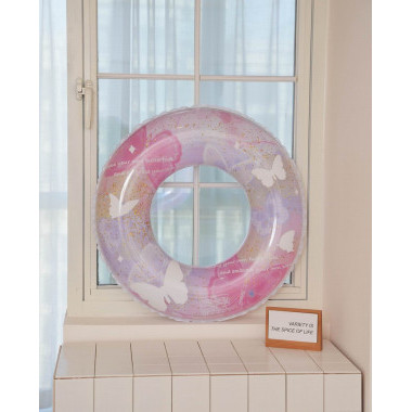 Надувной круг для плавания &quot;Бабочка с блестками&quot; 80см