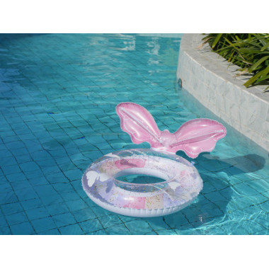 Круг надувной для плавания "Бабочки с блестками" 90 см Круг надувной для плавания "Бабочки с блестками" 90 см