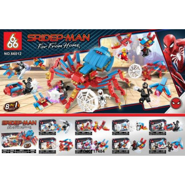 Конструктор 666 66012 Супергерои "Человек Паук" 16шт в д/б Конструктор 666 66012 Супергерои "Человек Паук" 16шт в д/б