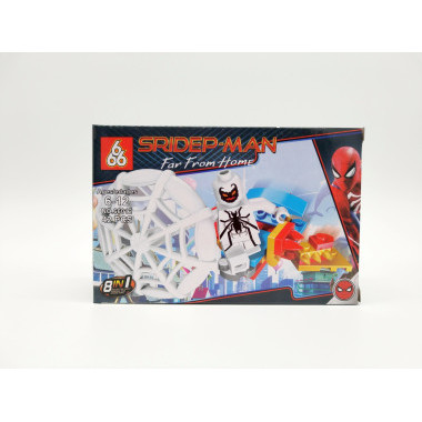 Конструктор 666 66012 Супергерои &quot;Человек Паук&quot; 16шт в д/б
