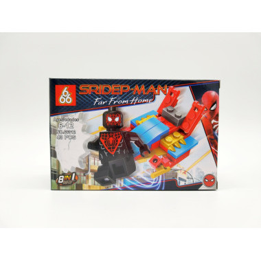 Конструктор 666 66012 Супергерои &quot;Человек Паук&quot; 16шт в д/б