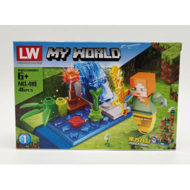 Конструктор 418 Майнкрафт &quot;На мини ферме&quot; 16 шт. в упаковке 14.5х9х4см