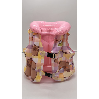 Жилет для плавания &quot;Капибара&quot; РОЗОВЫЙ 41 см